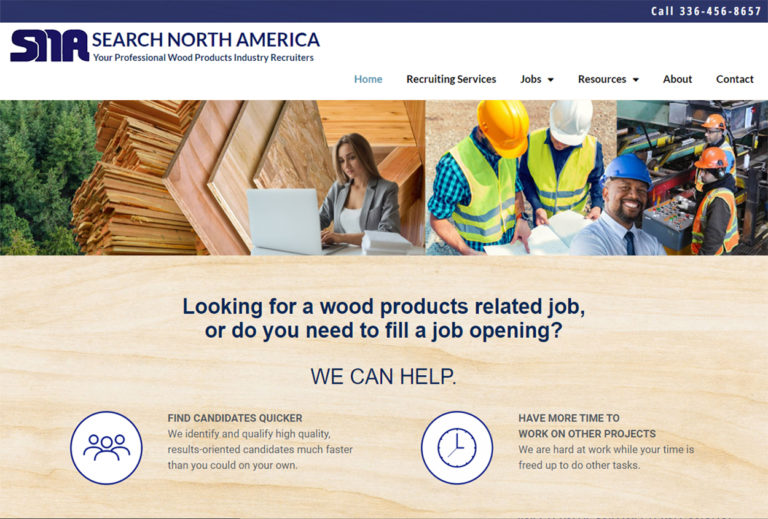 Search North America Portfolio screen shot